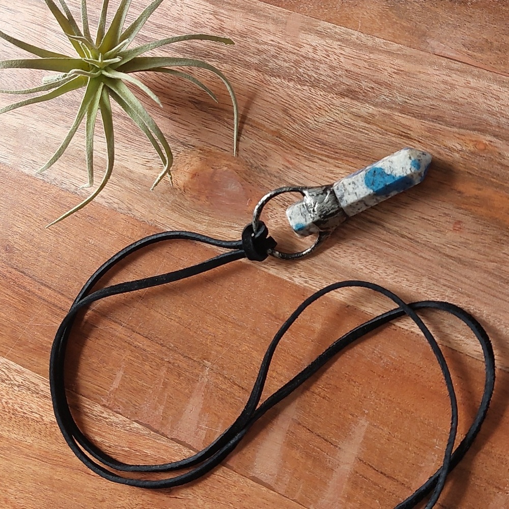 Handcrafted Talisman Necklace K2 Artisan Made by Rust Belt Raised 35 Inch